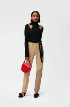 GanniOverdyed Cutline Swigy Jeans - Petrified Oak