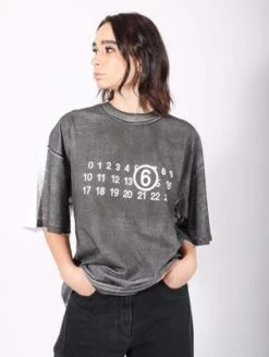 MM6 Maison MargielaMM6 Maison Margiela Oversized T-shirt - Black