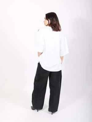 MM6 Maison MargielaMM6 Maison Margiela Oversized T-shirt - Black - Image 5