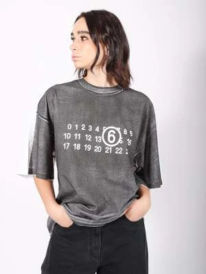 MM6 Maison MargielaMM6 Maison Margiela Oversized T-shirt - Black