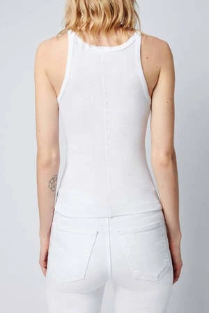 RE/DONERibbed Tank - Optic White - Image 3