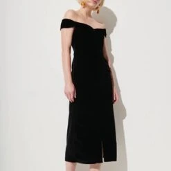 Rachel ComeyAltro Dress Stretch - Black Velvet