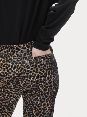 Rachel ComeyCig Pant - Leopard Corduroy - Image 6