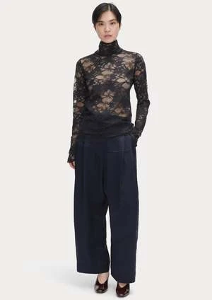 Rachel ComeyRecall Lace Top - Black - Image 2