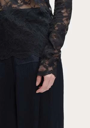 Rachel ComeyRecall Lace Top - Black - Image 3