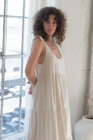 Rachel PallyAdelaide Linen Dress - Natural - Image 2