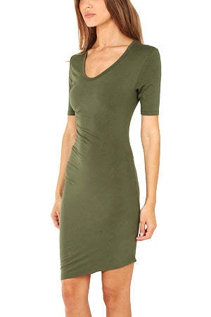 Blue&CreamRemo Dress - Army - Image 2