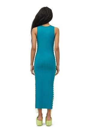 Simon MillerBlix Dress With Whip Stitch - Zingy Green - Image 2