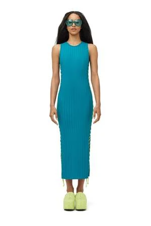 Simon MillerBlix Dress With Whip Stitch - Zingy Green - Image 5