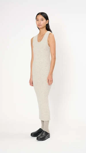 Lauren ManoogianRib Tank Dress - Carrara - Image 2