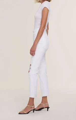 AGOLDERiley High Rise Straight Crop - Veil - Image 2