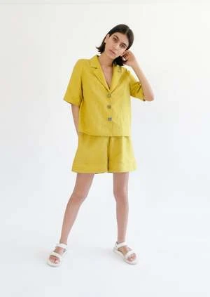 OhSevenDaysSAMPLE Nora Shirt - Lemon Zest - Image 3