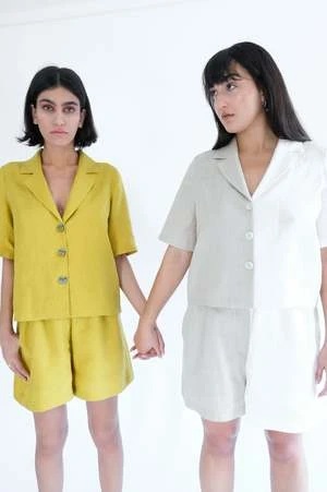 OhSevenDaysSAMPLE Nora Shirt - Lemon Zest - Image 4