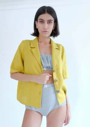 OhSevenDaysSAMPLE Nora Shirt - Lemon Zest - Image 7