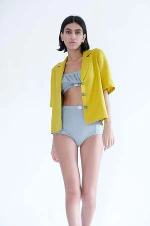 OhSevenDaysSAMPLE Nora Shirt - Lemon Zest - Image 5