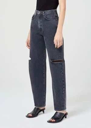 AGOLDESANNA SLICE PERCOLATE Jeans - Black - Image 3