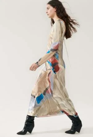 Silk LaundrySienna Dress - Expressionist