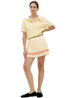 Sporty & Richpleats Miniskirt - Yellow