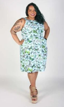 Birds Of North AmericaSS246 Myrmidon Dress - Butterflies