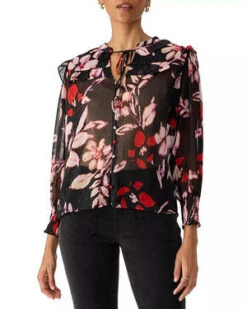 SanctuaryWinter Wish Blouse - Poinsettia