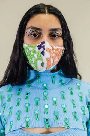 Abacaxiabacaxi Shisha Shrug With Camisole - Sky Blue - Image 3