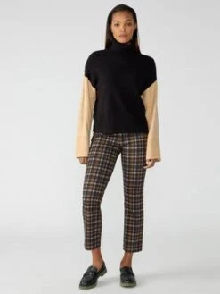 SanctuaryCarnaby Kick Crop - Cottage Check