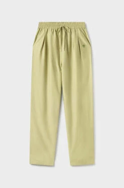 Silk LaundryCotton Silk Slouch Pants - Sage