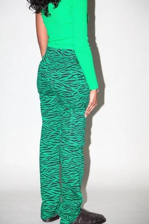 KkCoSlit Trouser - Grass Zebra - Image 4