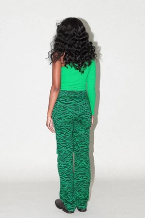 KkCoSlit Trouser - Grass Zebra - Image 6