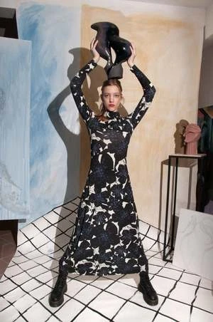 Untitled In MotionMorpha Speculus Dress - Moonflower - Image 3