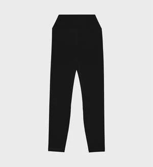 Sporty & RichClub Logo High Waisted Legging - Black/White - Image 4