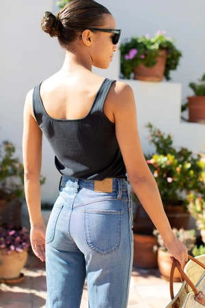 Twin DovesTreasure Straight Ankle - Worn Blue - Image 2