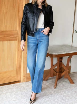 Twin DovesTreasure Straight Ankle - Worn Blue