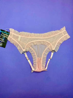 The EndBaby One More Time Backless Brief - Pink Mesh - Image 2