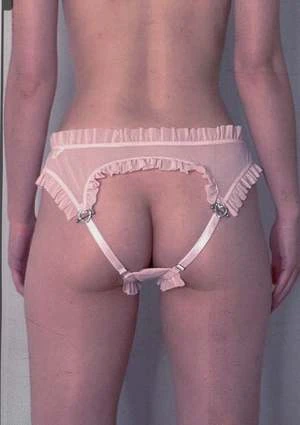 The EndBaby One More Time Backless Brief - Pink Mesh - Image 7