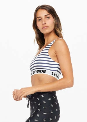 The UpsideFrancisco Ariella Bra - Navy/White - Image 4