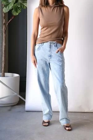 TibiWool Jersey Hoodie Tunic Top - Sand Dune - Image 4