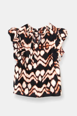 Ulla JohnsonIren Top - Ikat Tapestry/Obsidian