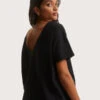 The Odder SideThe Odder Organic Cotton Side V Back T-shirt - Black