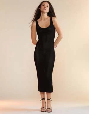 CYNTHIA ROWLEYZia Crochet Knit Dress - Black - Image 2