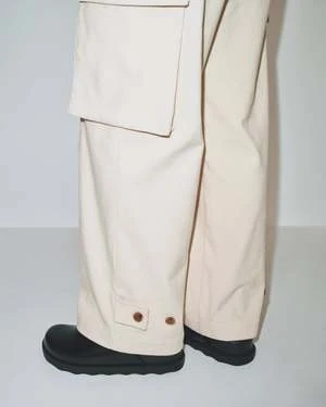 Mijeong ParkCorduroy Cargo Pants - Cream - Image 3