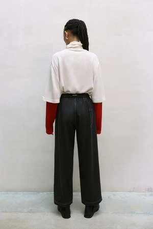 CorderaWool Relaxed Pants - Anthracite - Image 3